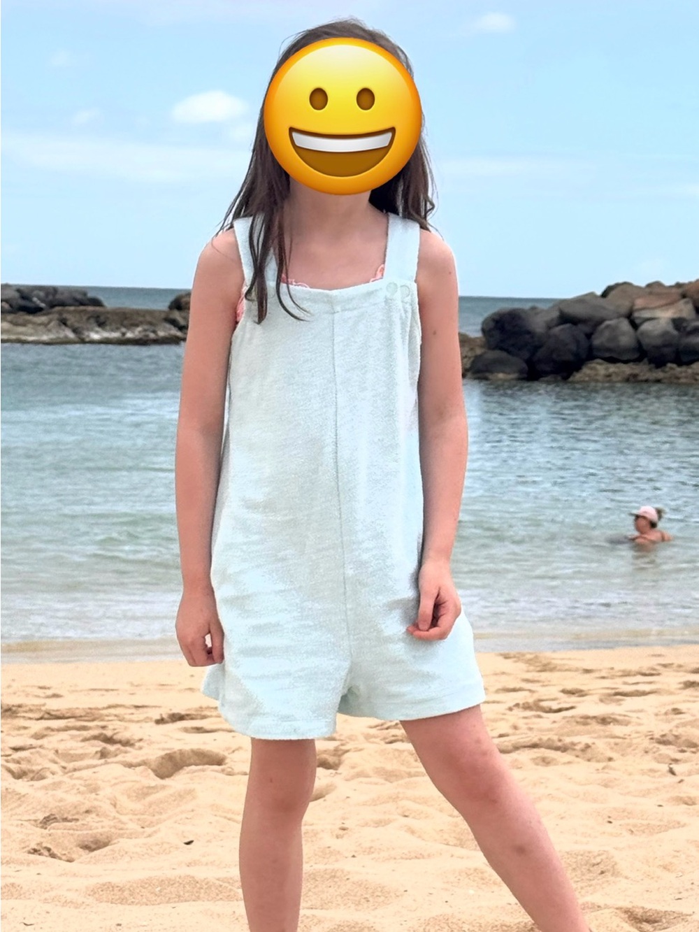 Athleta Girls’ Terry Romper - Pale Mint